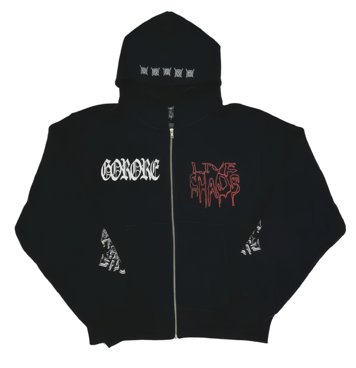 KEN CARSON MERCH - SIGANTURE AGC TOUR DATES ZIP UP HOODIE