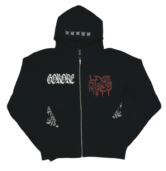 KEN CARSON MERCH - SIGANTURE AGC TOUR DATES ZIP UP HOODIE